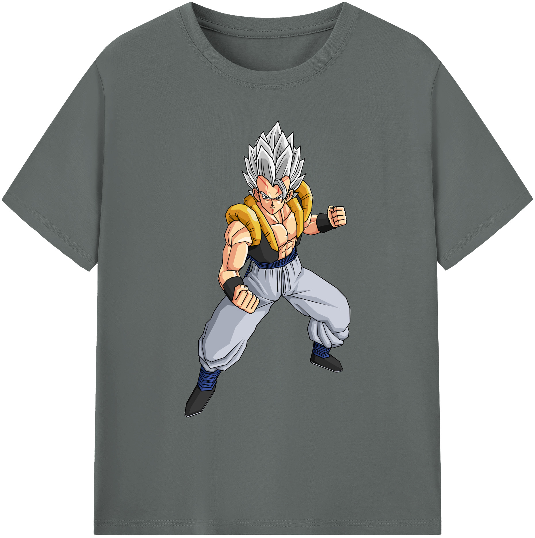 （画像用） ドラゴンボール ベジータ四世（Bejīta Yonsei）DRAGON BALL Vegeta IV 綿100％ メンズ半袖Tシャツ｜肌触りやわらか＆通気性